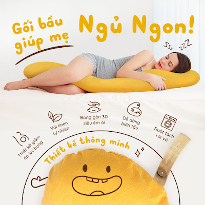 [A159] Địa chỉ chọn mua gối cho Bà Bầu uy tín tại Hà Nội