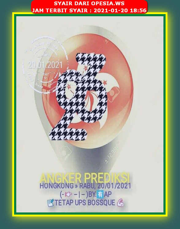 1 New Message Kode Syair Hongkong 20 Januari 2021 Forum Syair Togel Hongkong Singapura Sydney