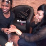 yemi sax engages girlfriend