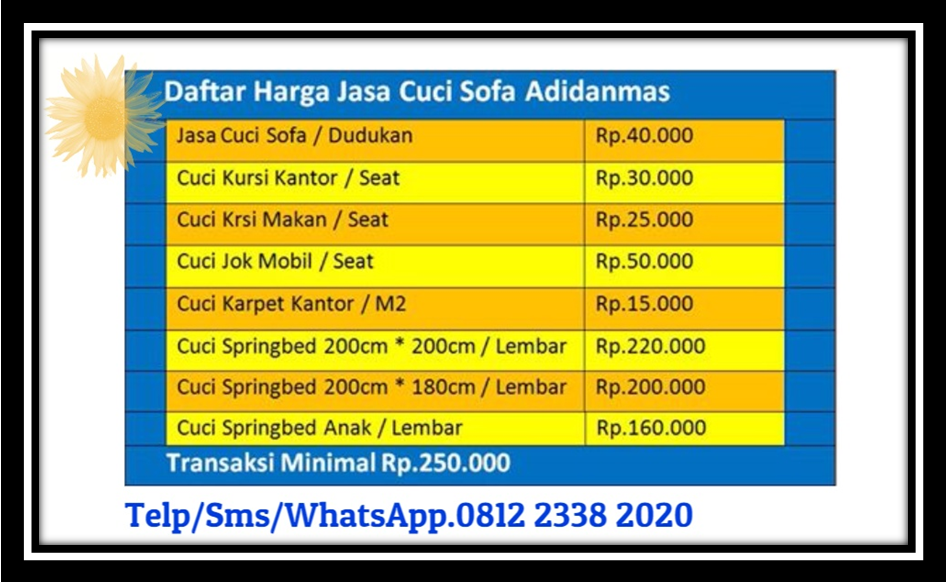 Jasa Cuci Sofa Bekasi Timur | 0812 2338 2020 | Cuci Springbed Bekasi