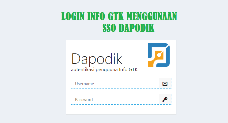 Login Info GTK 2021 2022