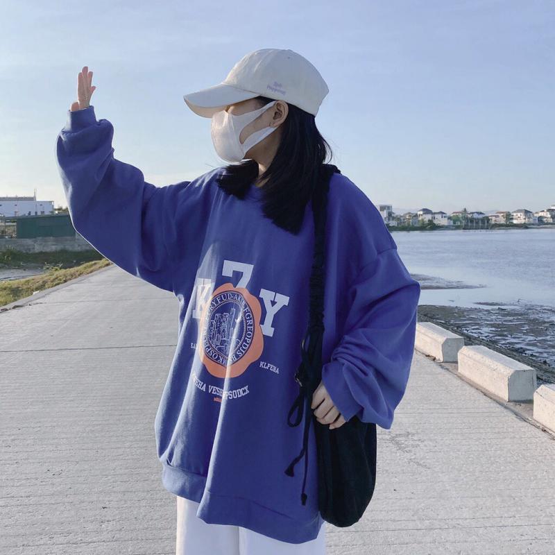 Áo nỉ form rộng KY7 tay bồng