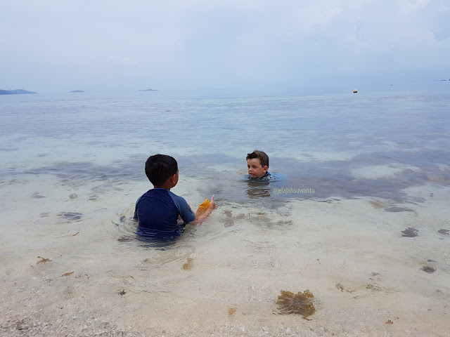 Paulo Coelho: “There are three things that a child can teach an adult: to be happy for no reason, to always be busy doing something; and to know how to demand with all his might that which he desires.” Batu Lima Homestay Raja Ampat ⒸJelajahsuwanto