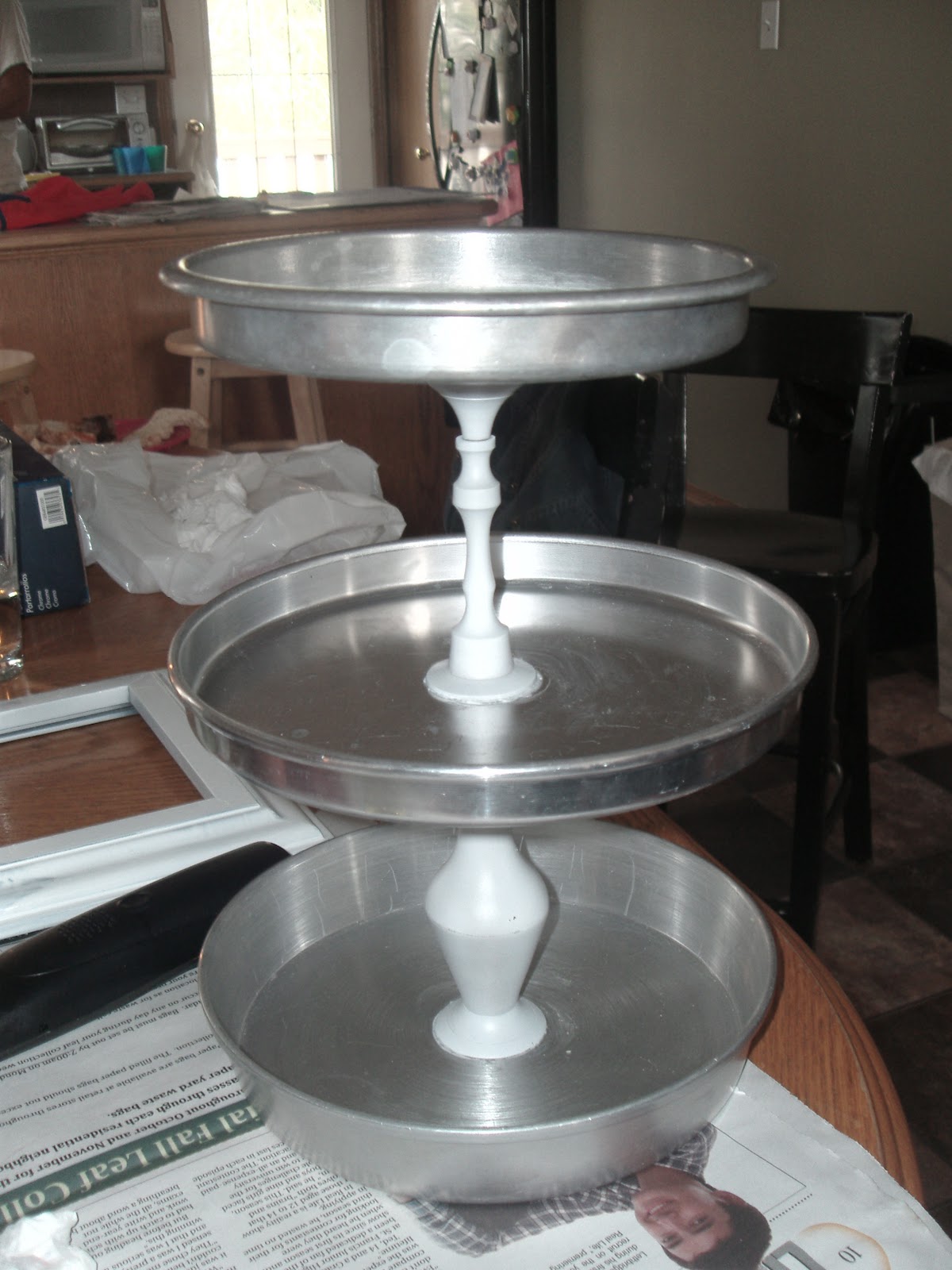 Life as we know it: My cake-pan organizer and finished front hall!