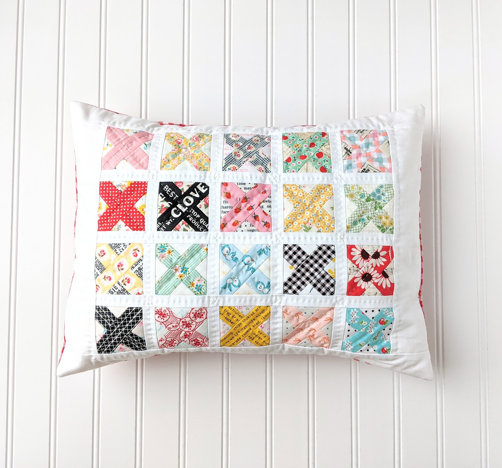 Pincushion Handmade Cushion Pillow Finished Cross Stitch Complete Cross Stitch