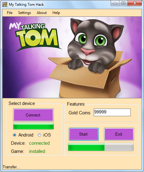 My Talking Tom Hack Tools Online Android, iOS and Windows