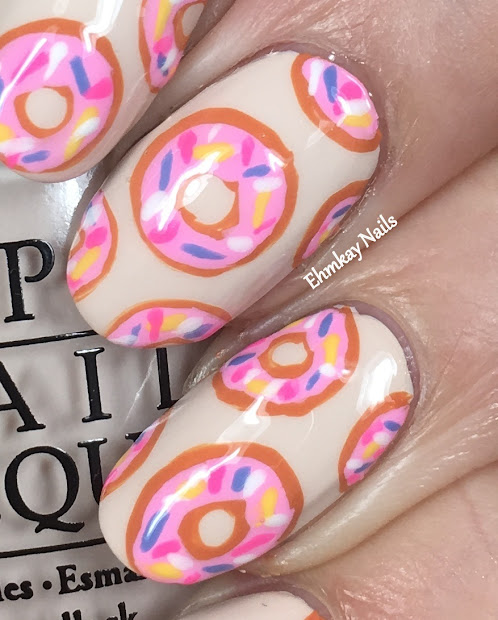 ehmkay nails homer simpson donut