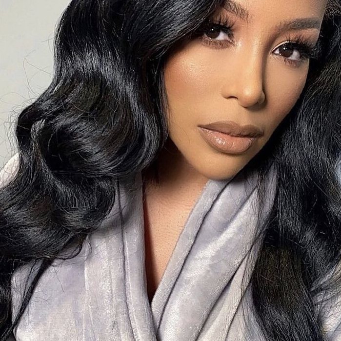 K. Michelle previously underwent surgery to have her silicone butt implants...