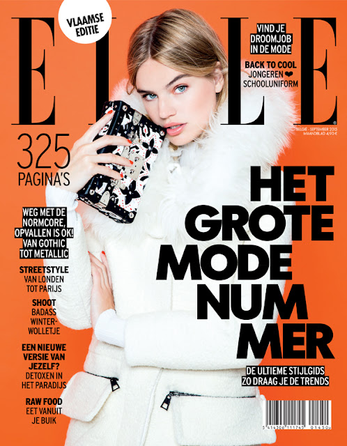 Fashion Model @ Milou Sluis by Dirk Alexander for Elle Belgium, September 2015 