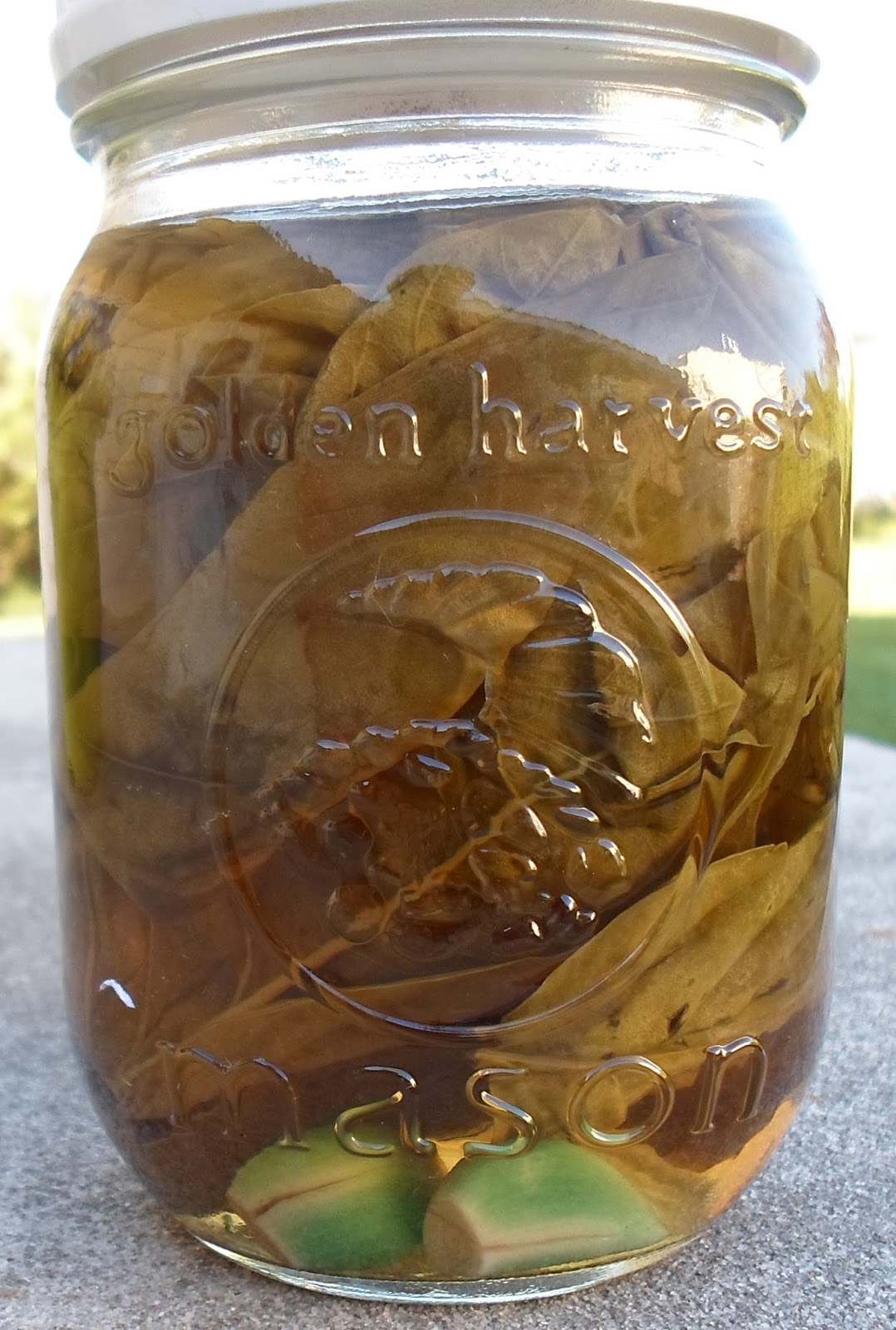 Happier Than A Pig In Mud Basil Garlic Peppercorn VinegarTutorial