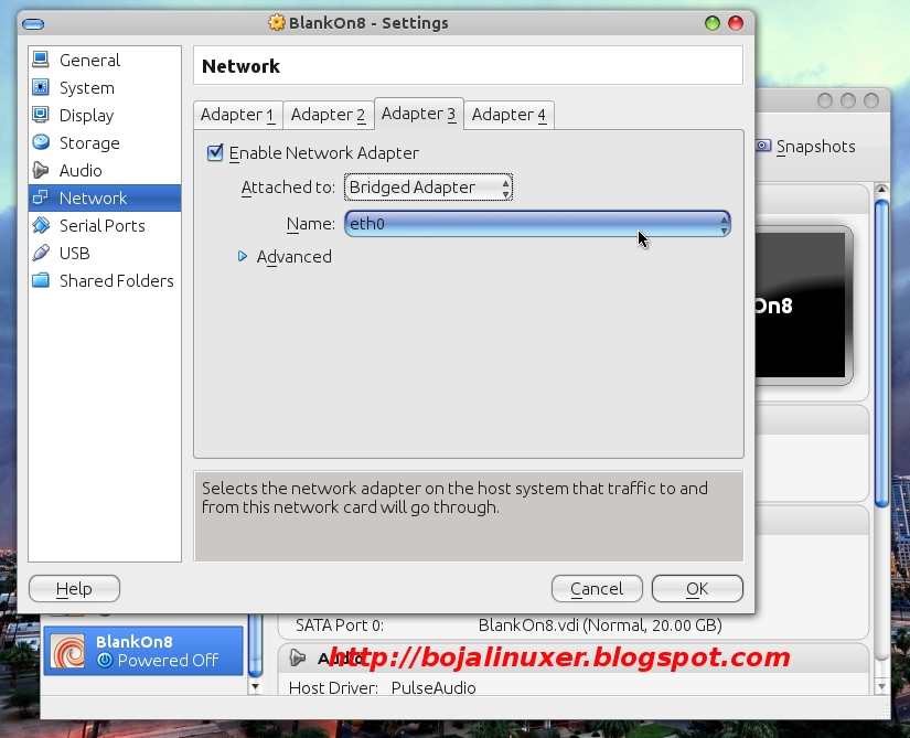 Setting Network Di VirtualBox BojaLinuxer Blog