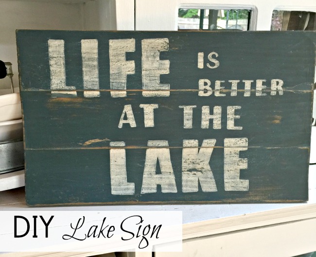 Life is Better at the Lake Sign www.homeroad.net