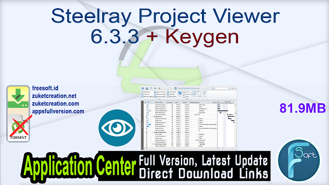 Steelray Project Viewer 6.3.3 + Keygen