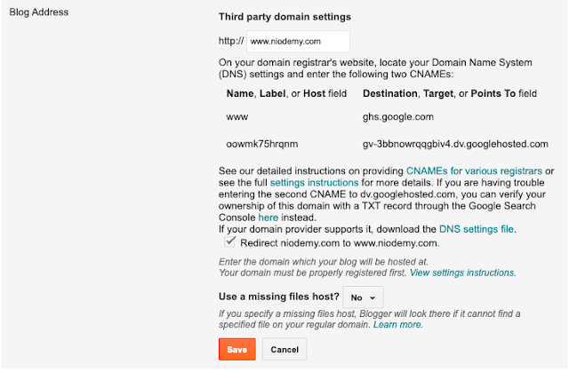 how to add custom domain in blogger in hindi how to add custom domain in blogger in hindi