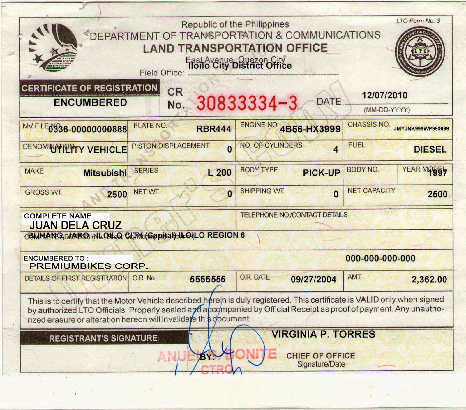 What Is A Certificate Of Registration Of The Vehicle - vrogue.co