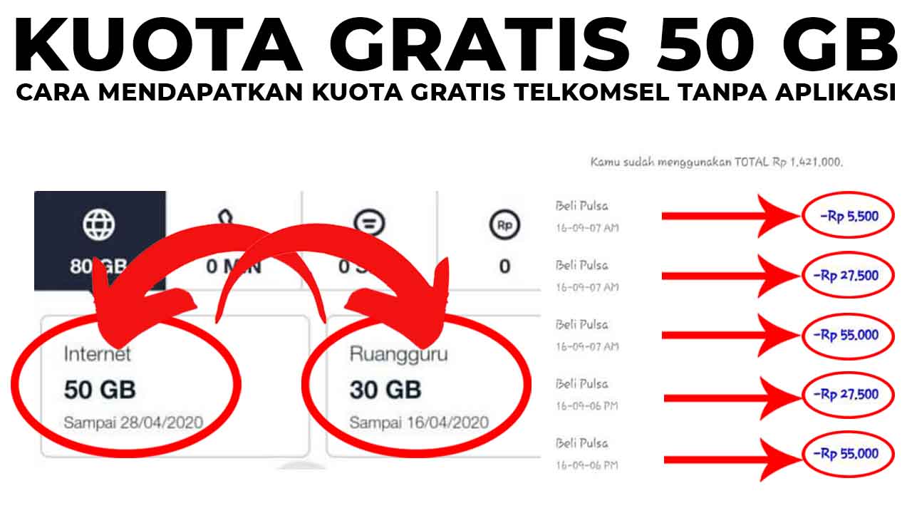 20 Cara Mendapatkan Kuota Gratis Telkomsel Tanpa Aplikasi Terbaru Klikdisini Id