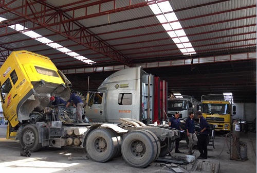 Xe tải thùng Hà Nội: Trung tâm sửa chữa ô tô tải, bảo dưỡng xe tải ...