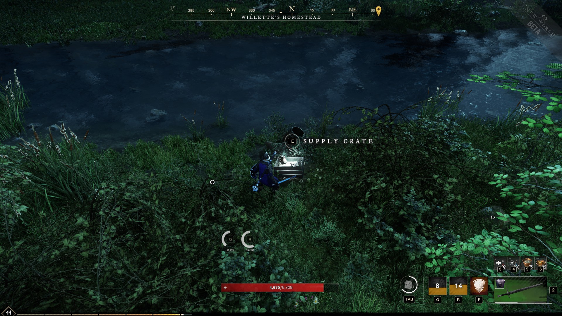 New World Willette's Homestead chest locations