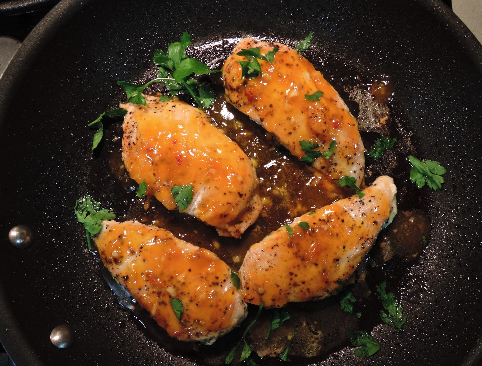 The Briny Lemon: Chicken Breasts with Apricot-Miso Glaze
