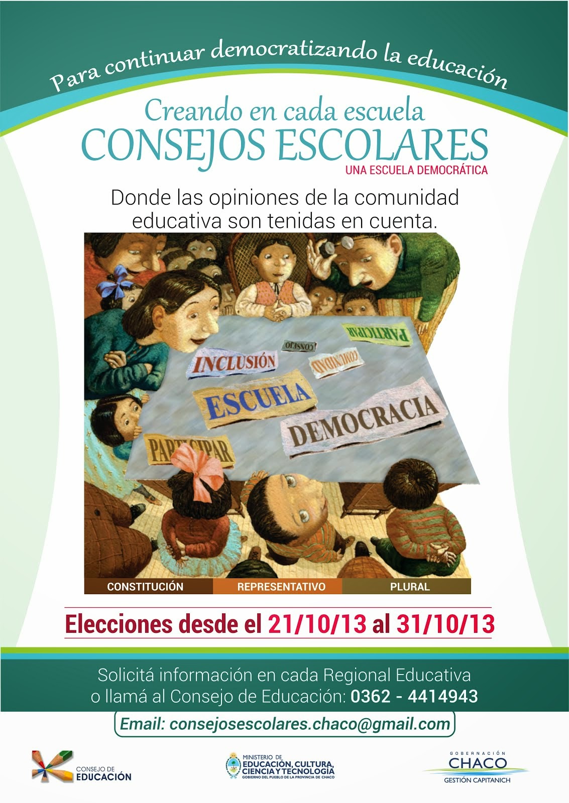 Afiche Consejos Escolares