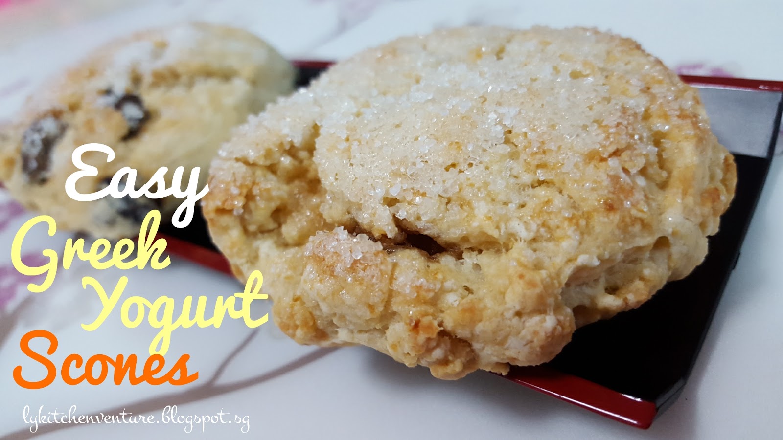 LY's Kitchen Ventures Easy Greek Yogurt Scones