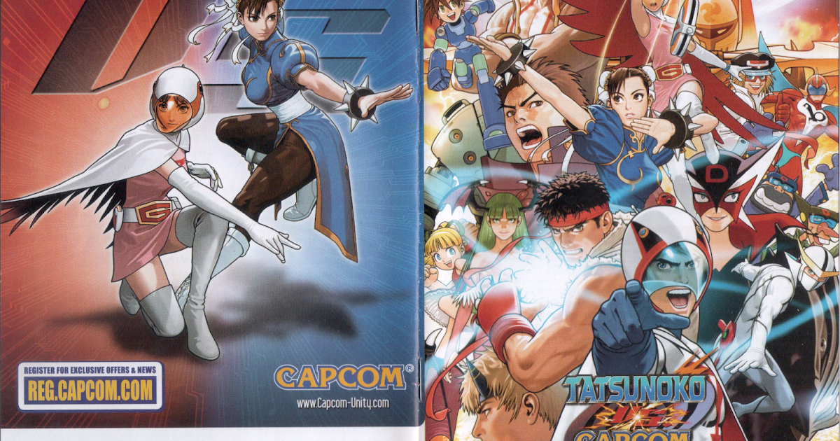Tatsunoko vs. Capcom: Ultimate All-Stars (Wii, US) Manual Scans