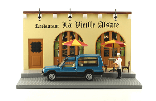 les plus beaux véhicules utilitaires, matra simca rancho 1:43 restaurant