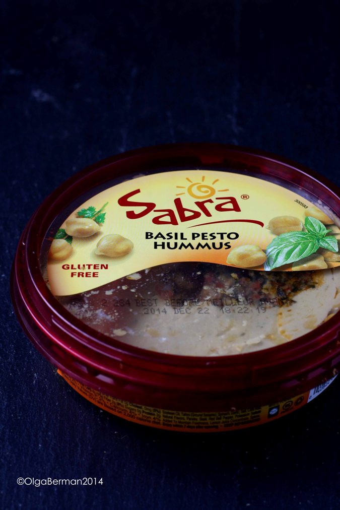 Mango & Tomato Breakfast Tostada With Sabra's Basil Pesto Hummus