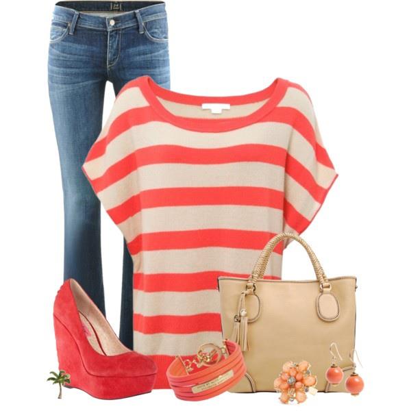 nice coral outfits ⋆ Instyle Fashion One