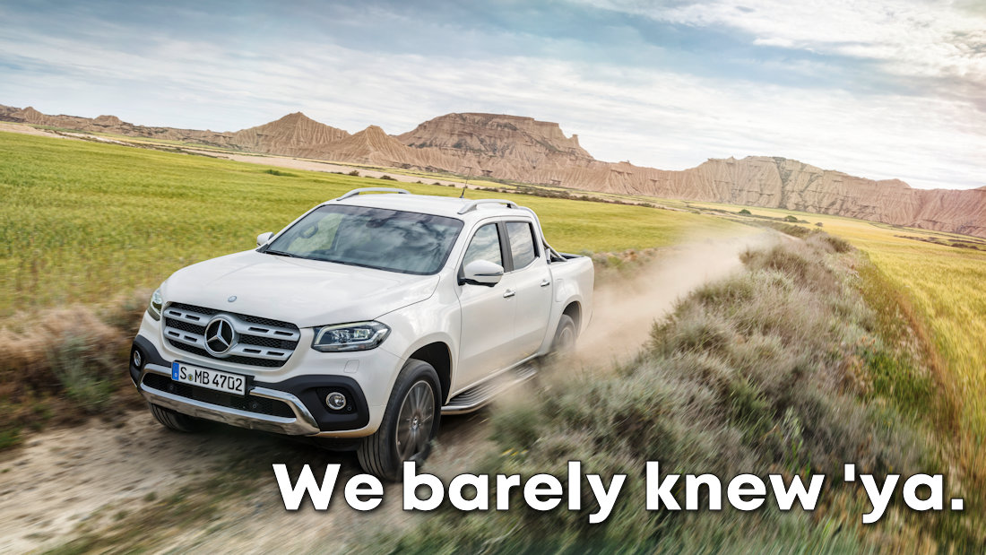 The Mercedes Benz X Class Is Ending Its Production This May Carguide Ph Philippine Car News Car Reviews Car Prices