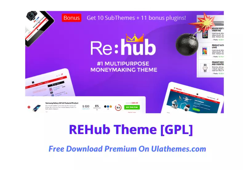 REHub v14.7.4 WordPress Theme Free Download Latest Version