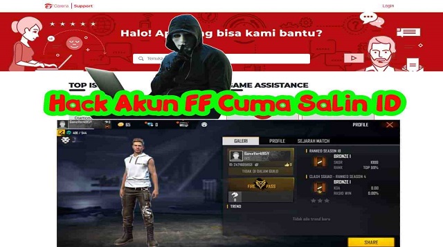 Free Fire Akun Hacker 2022 - Cara1001