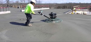 Vaccum dewatering concrete flooring - VDF
