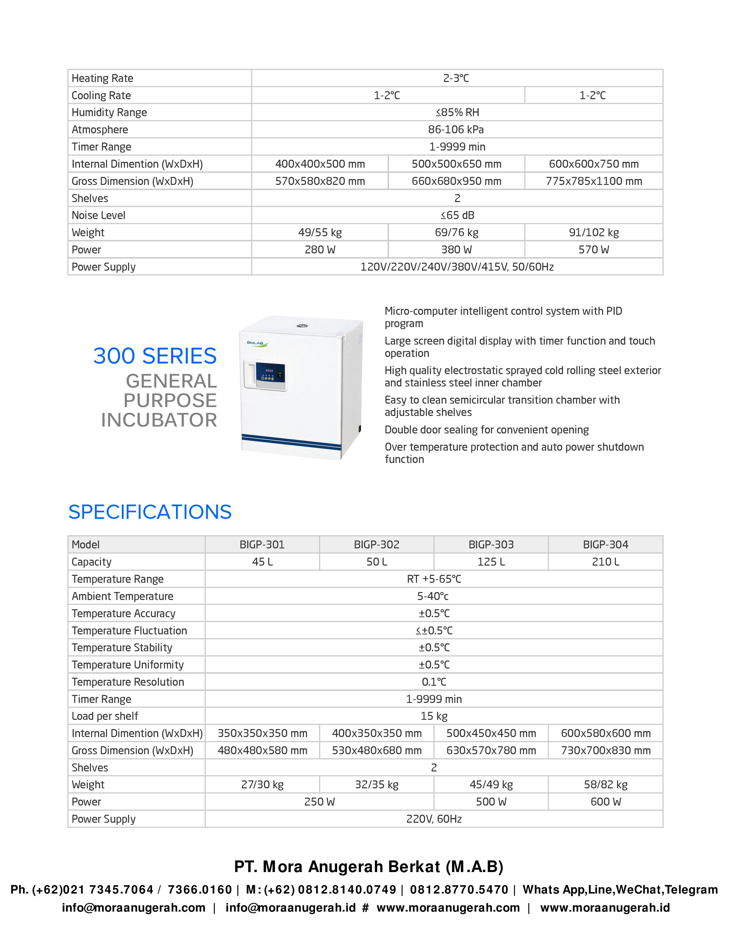 General Purpose Incubator 