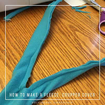 DIY: How to Make a Fleece Crupper Cover 