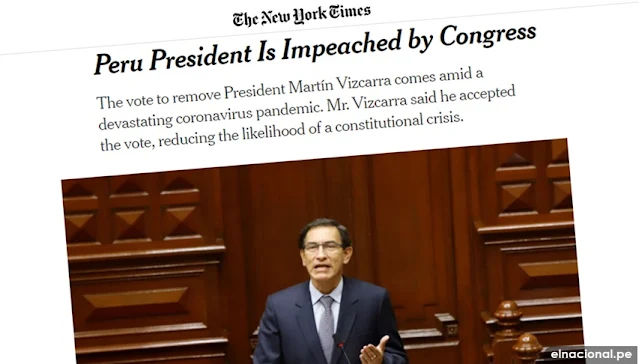 NYTimes: Peru President Is Impeached by Congress