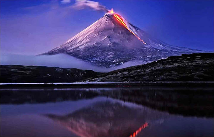Image result for Klyuchevskoy volcano  Kamchatka