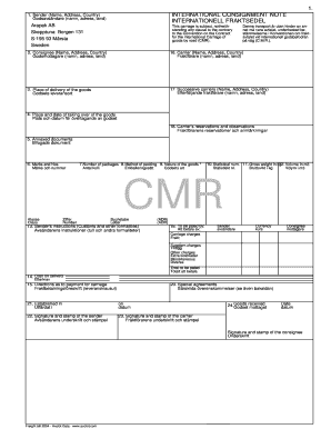 ИКОНОМИЧЕСКИ И ФИНАНСОВИ СТРАНИЦИ: CMR - ТОВАРИТЕЛНИЦА