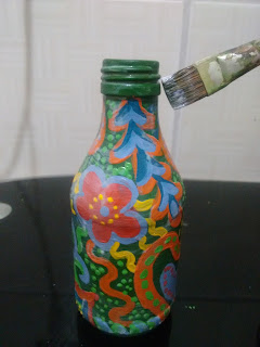 Reciclando garrafas de vidro