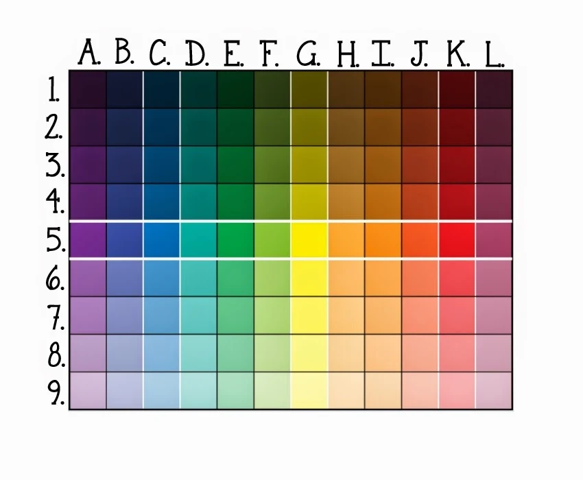 http://www.lilaloa.com/2014/04/icing-color-theory-and-color-chart.html