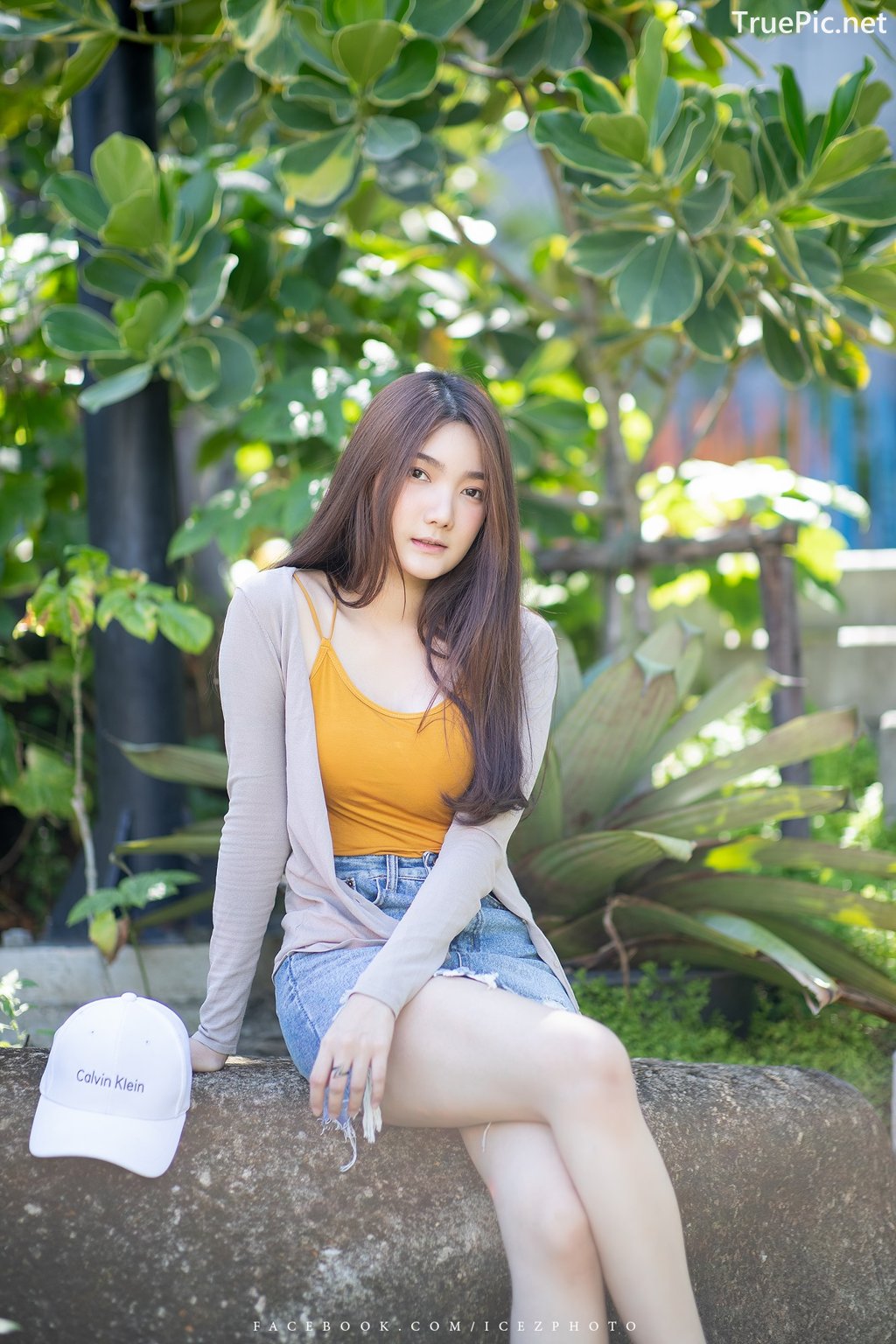 Image-Thailand-Cute-Model-Creammy-Chanama-Beautiful-Angel-In-Flower-Garden-TruePic.net- Picture-29
