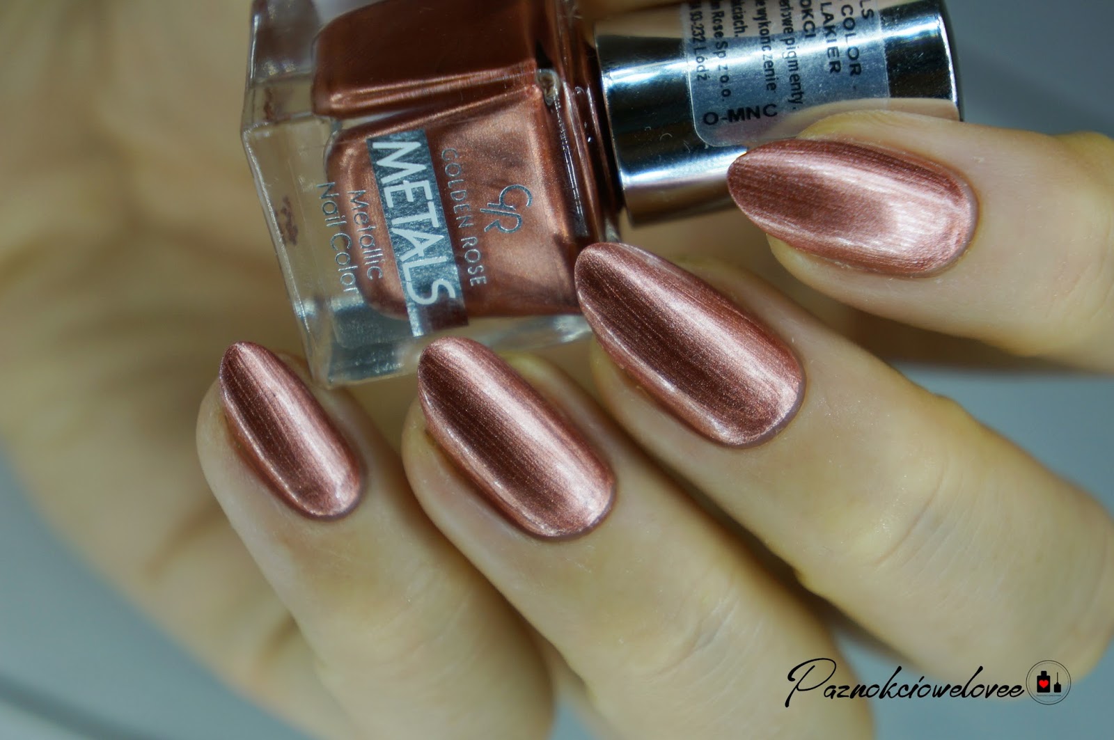 Golden Rose Metals, kolory 107112 Paznokciowe Lovee