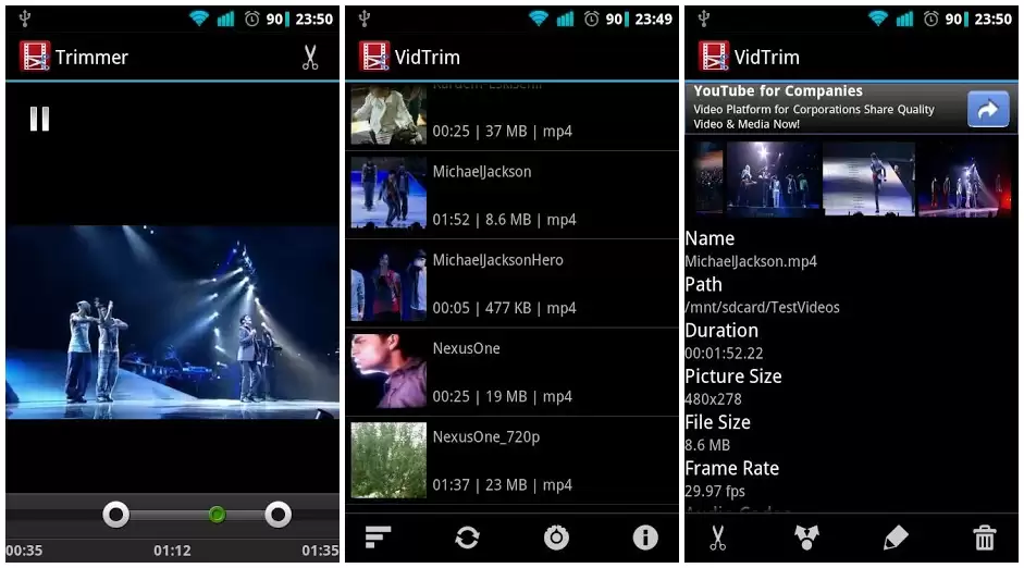 Как улучшить качество видео на андроид телефоне. VIDTRIM. Download VIDTRIM to PC.