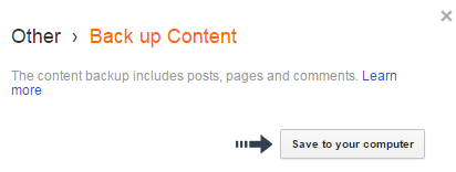 Why and how we should take backup of our valuable Blog Data? save data in computer
