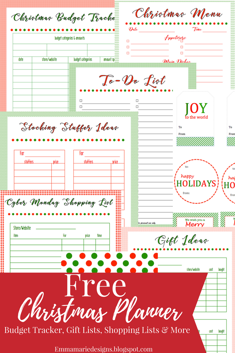 christmas budget planner