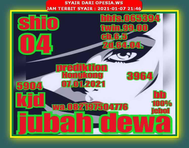 1 New Message Kode Syair Hongkong 7 Januari 2021 Forum Syair Togel Hongkong Singapura Sydney