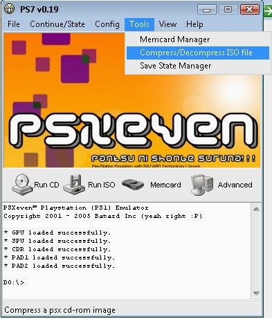 Cara Compress Game Ps1