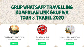 link grup whatsapp travelling