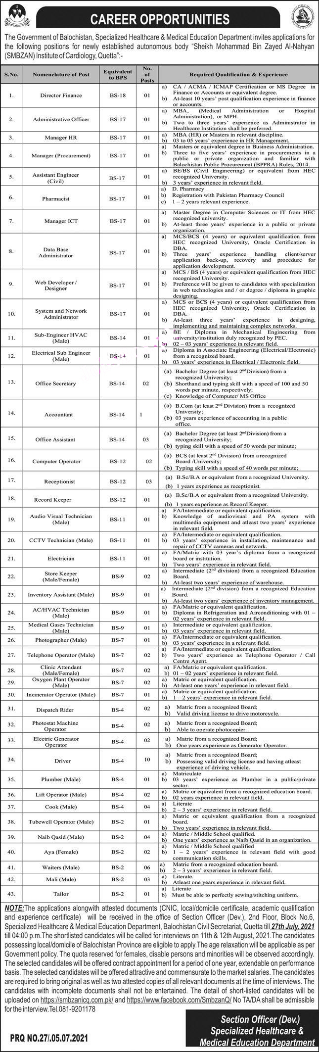 Specialized Healthcare & Medical Department of Education Jobs 2021