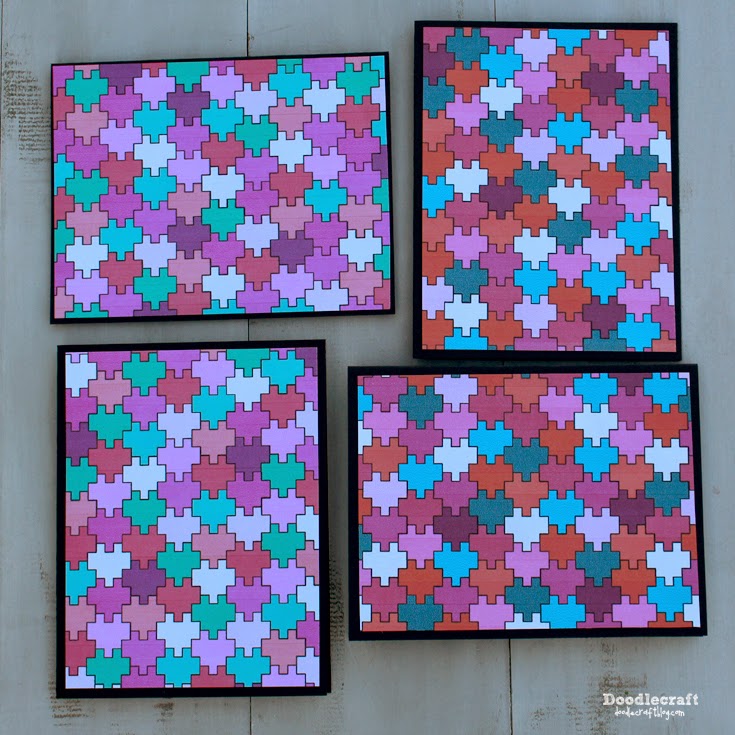 Doodlecraft: Minecraft Pixel Heart Tessellation Free Printable!